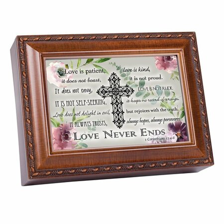 ABACUSABACO 6 x 4 in. Love Is Patient Love Never Ends Music Box AB3463835